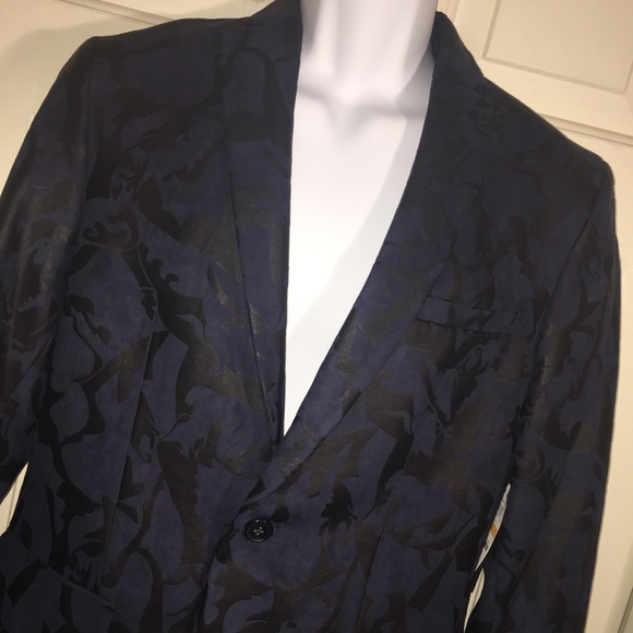 INC Night Out Navy Slim fit Men’s Jacket - Picture 5 of 7
